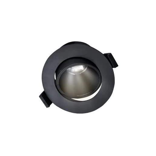 Bala LED de techo dirigible Menkar 7W 3000K negro