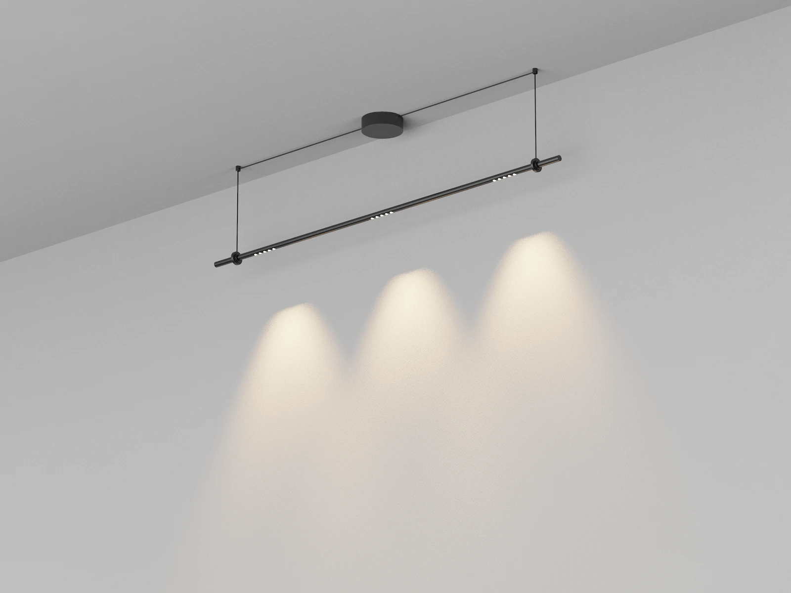 Lámpara LED colgante Benagil II 14W 3000K negro