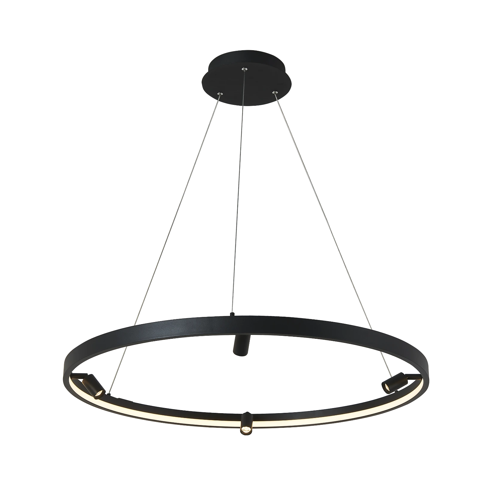 Lámpara LED colgante Curazao Pensil 42W 3000K negro