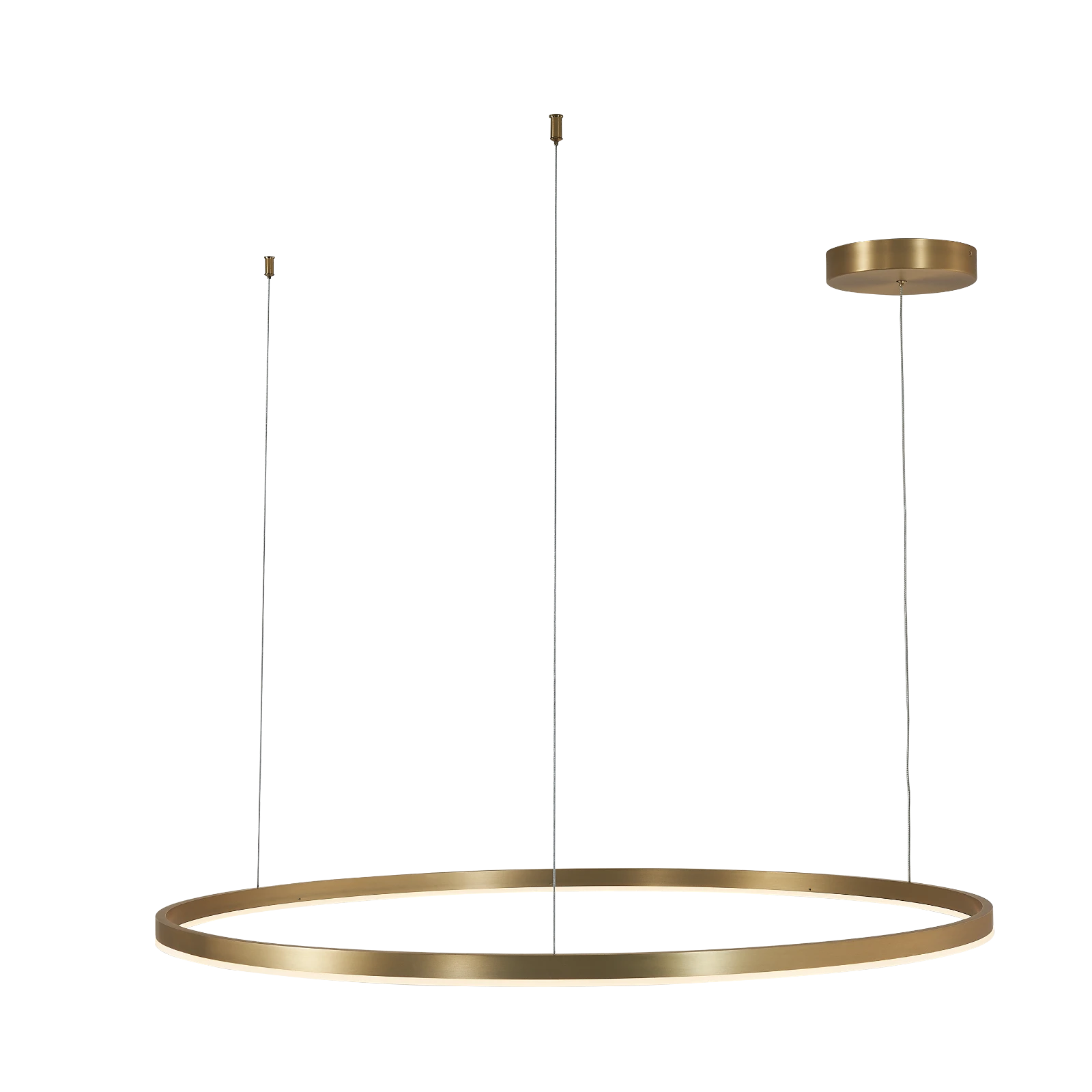 Lámpara LED colgante Martinica Pensil D100 70W 3000K dorado