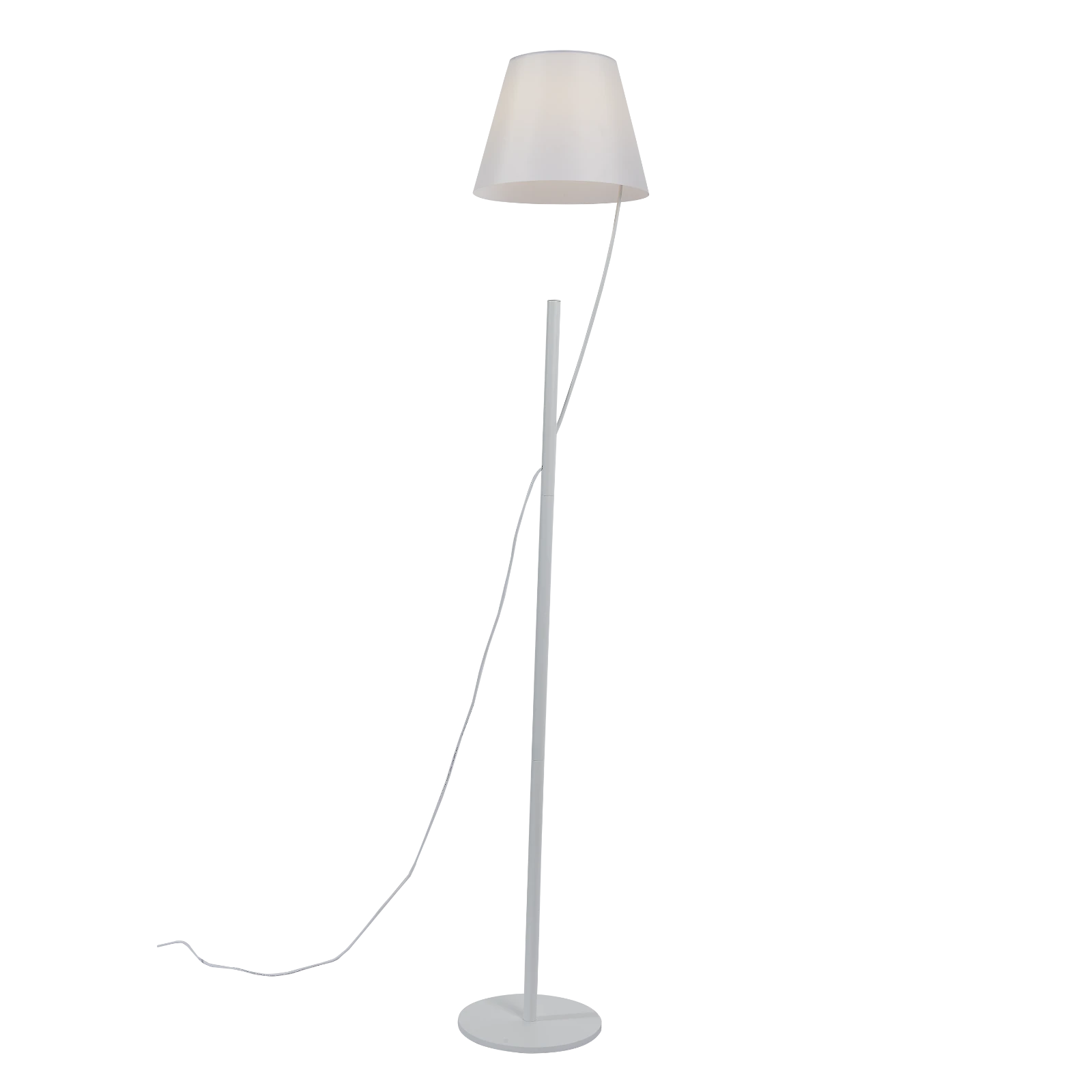 Lámpara LED de piso San Balas Velador N51 6,5W 3000K blanco