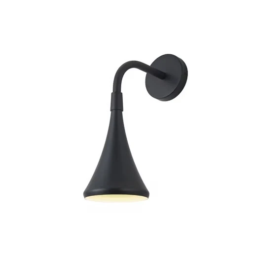 Aplique LED de muro Cloche III 8W 3000K negro