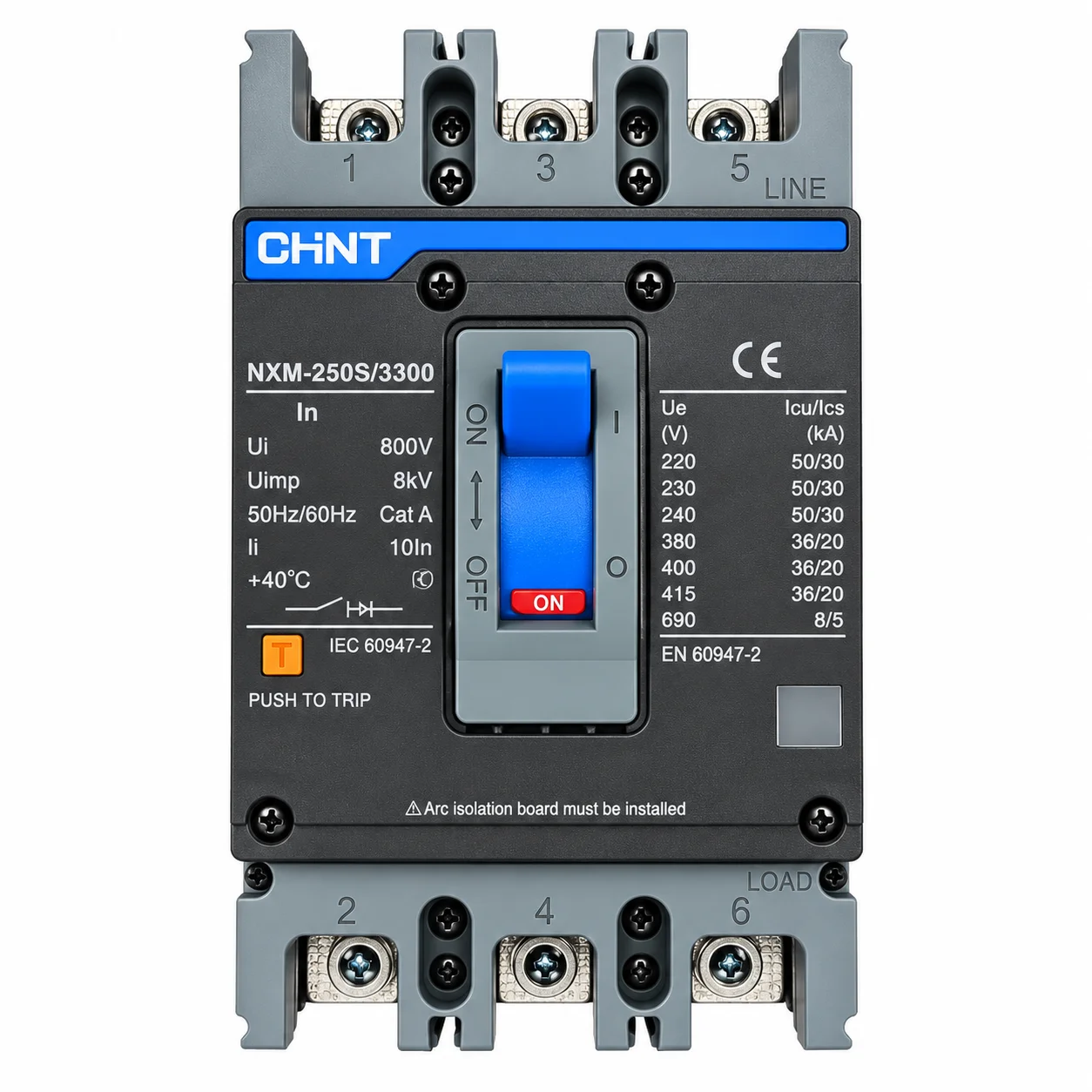 Breaker caja moldeada 3P 225A NXM-250S CHINT