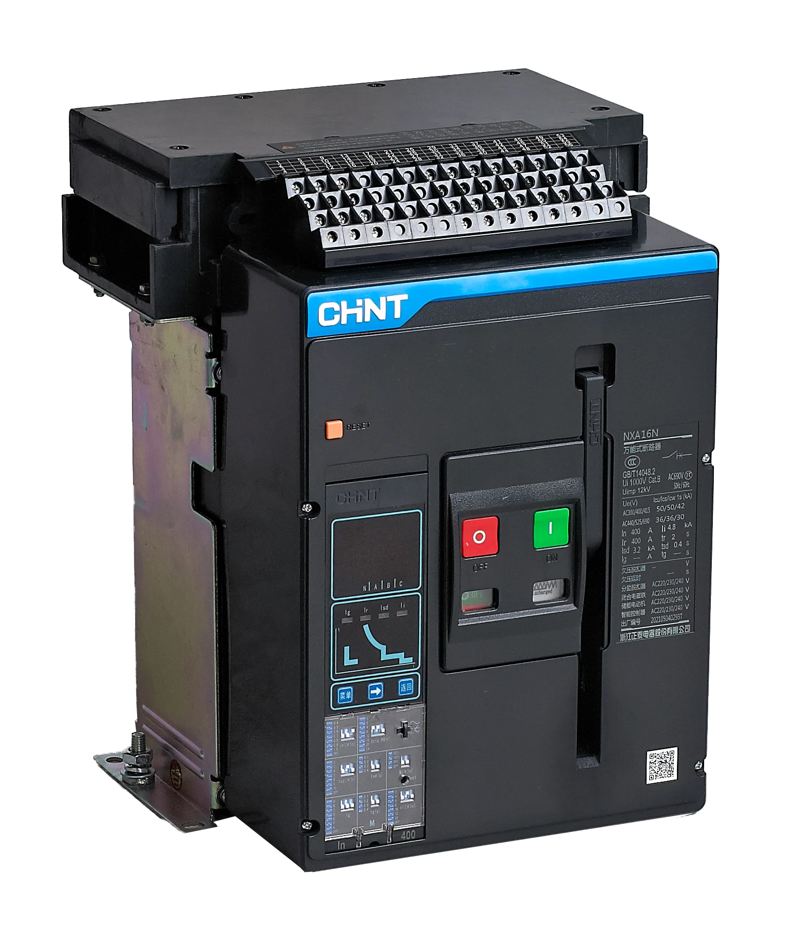 Breaker aire 3P 1600A NXA20S motorizada CHINT