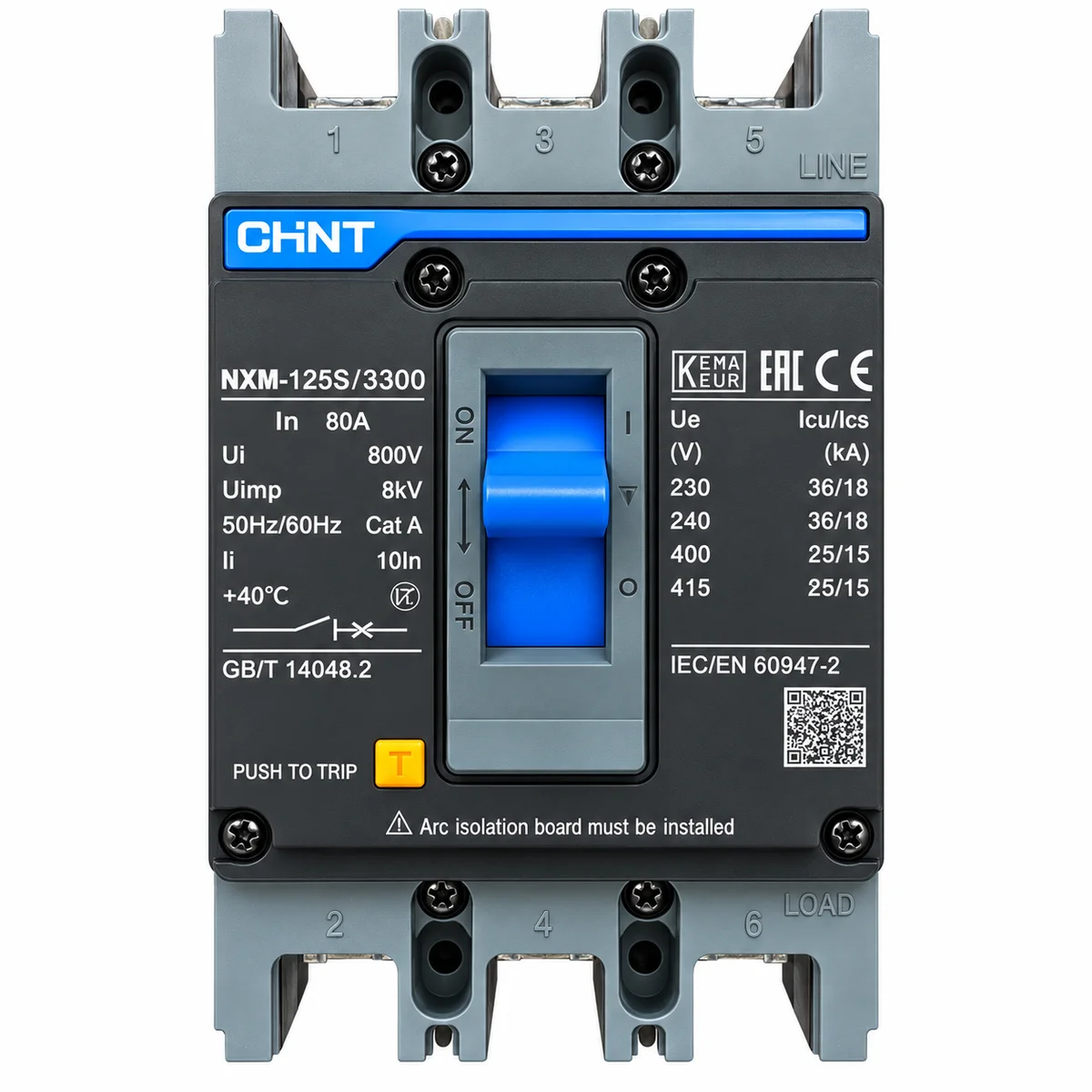 Breaker caja moldeada 3P 75A NXM-125S CHINT