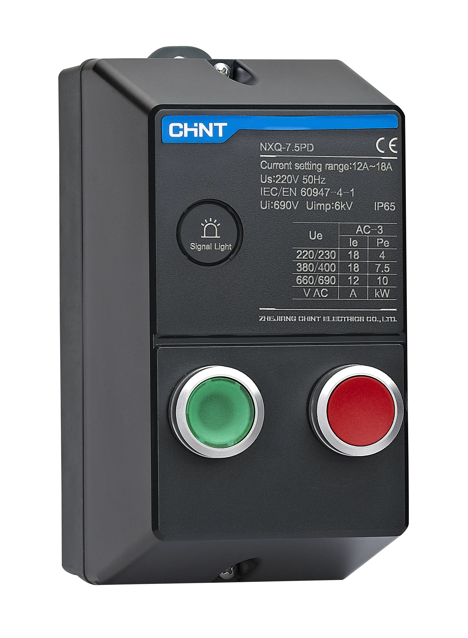 Arrancador directo NXQ-5.5P 9-13A bobina 110VAC CHINT
