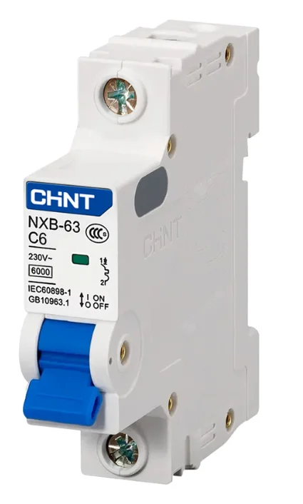 Breaker riel 1P 6A 240/415VAC 6kA C CHINT