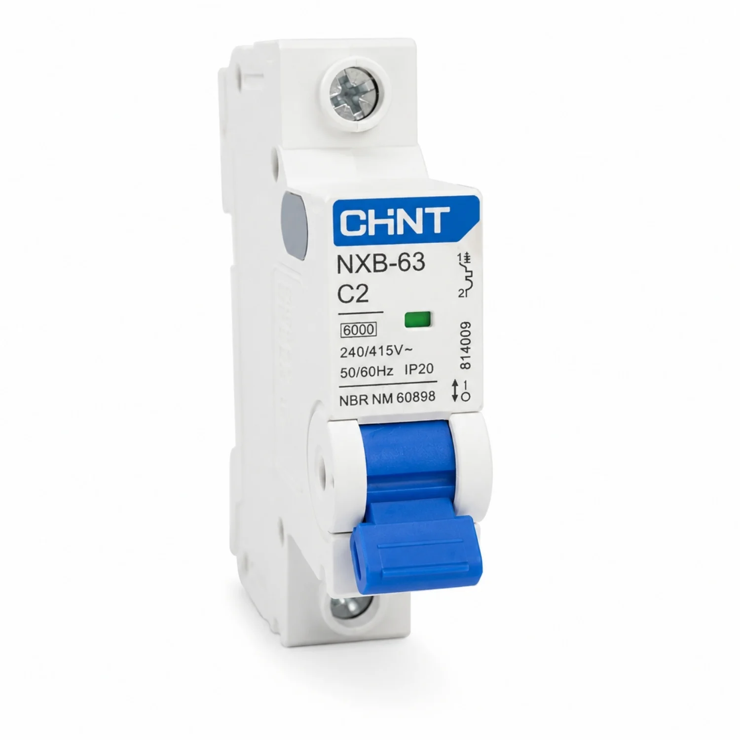 Breaker riel 1P 63A 240/415VAC 6kA C CHINT