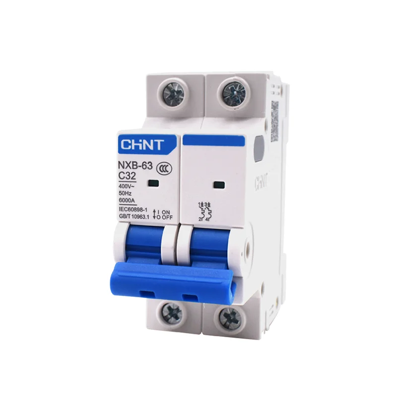 Breaker riel 2P 32A 240/415VAC 6kA C CHINT