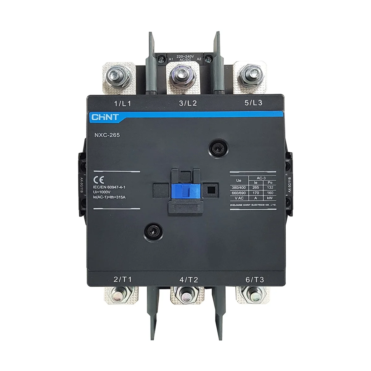 Contactor 3P 265A AC3 bobina 220VAC NXC-265 CHINT