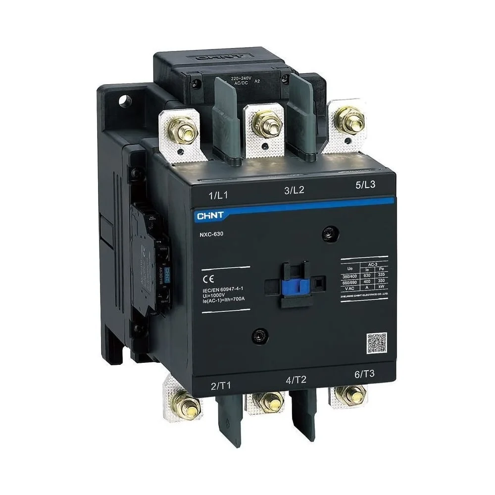 Contactor 3P 630A AC3 bobina 220VAC NXC-630 CHINT