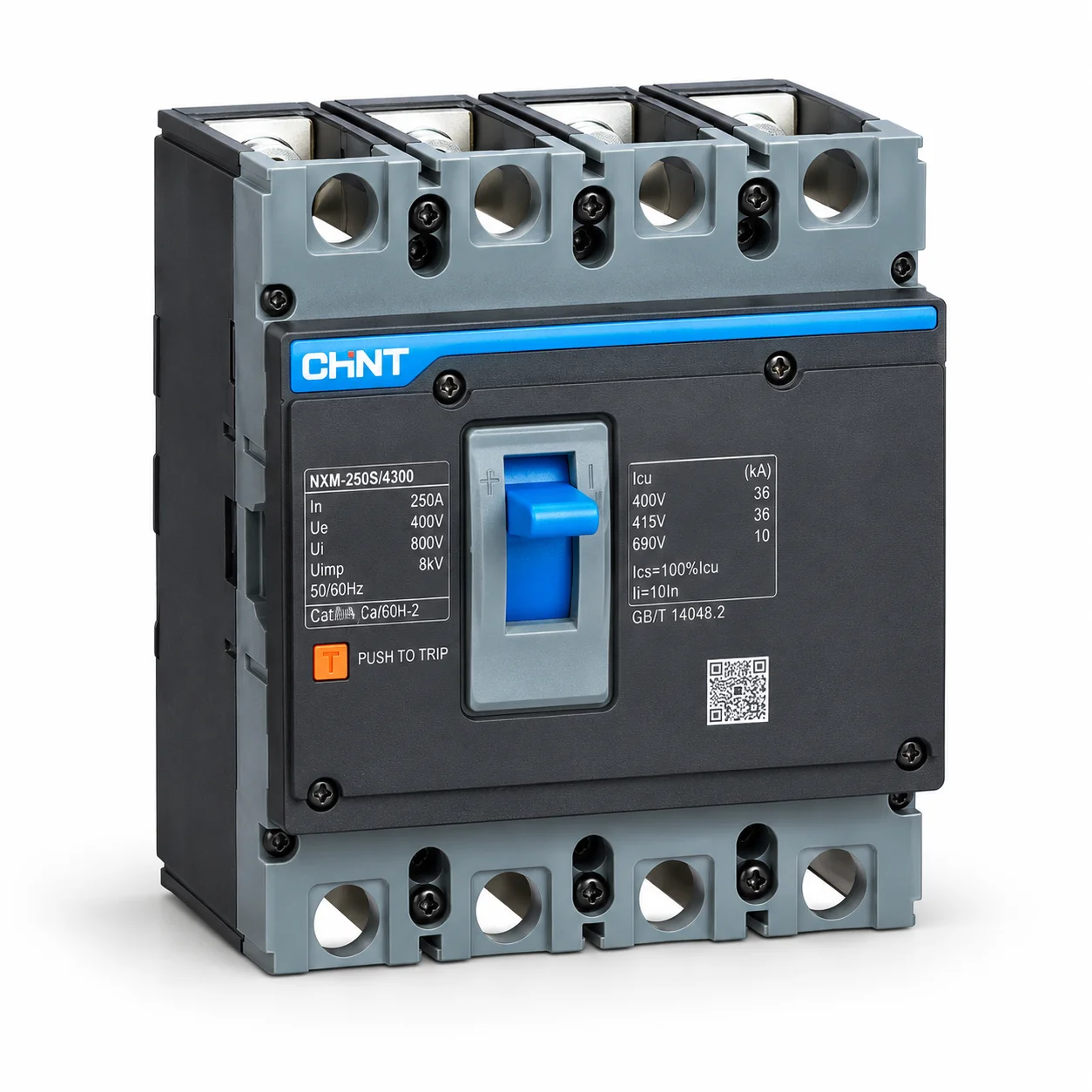 Breaker caja moldeada 3P 100A NXM-125H CHINT