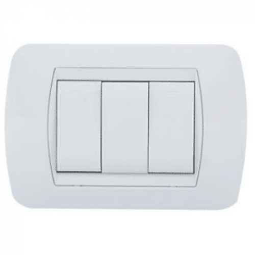 Interruptor Enerlux Doble Blanco