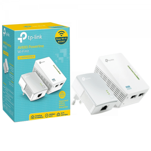 Tp-Link Wi-Fi Extensores de Rango Kit Av500 de 300 Mbps, 500Mbps Powerline Datarate, 2P