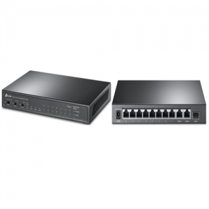 Tp-Link Switching & Routing Switches 8-Port 10/100Mbps Poe , 1 Sfp 124W , Potencia hasta 250 Metros
