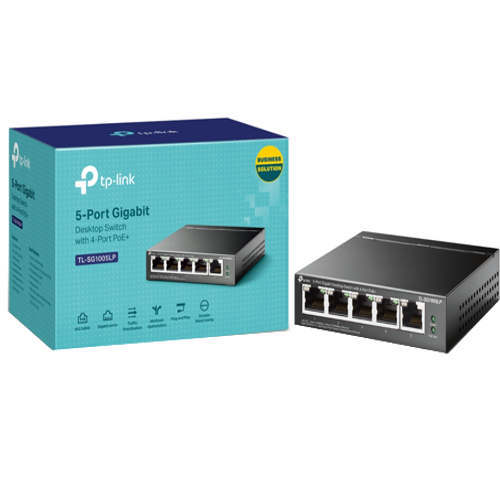 Tp-Link Switching & Routing Switches Poe 5 Puertos 10/100Mbps 4 Puertos Poe 41 Watts