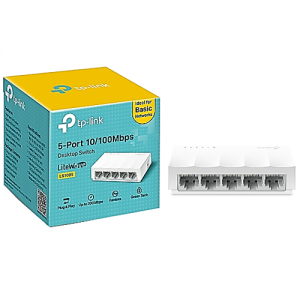 Tp-Link Switching & Routing Switches  5 Puertos 10 /100M Rj45, Caja de Plastico