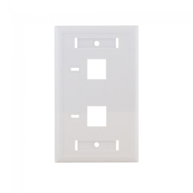 Faceplate 120 Type 2 Port Doble