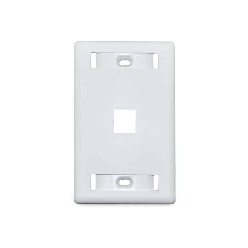 Faceplate 120 Type 1 Port Sencillo