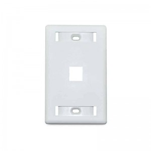 Faceplate 120 Type 1 Port Sencillo