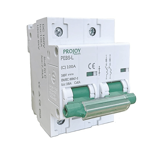 Breaker Solar Dc Projoy 2P (160V)  100A Pebs-L