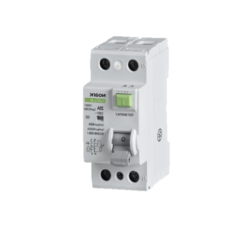 Breaker Noark Diferencial 25A 10Ka, Corriente Residual de 30MA, 2 Polos.