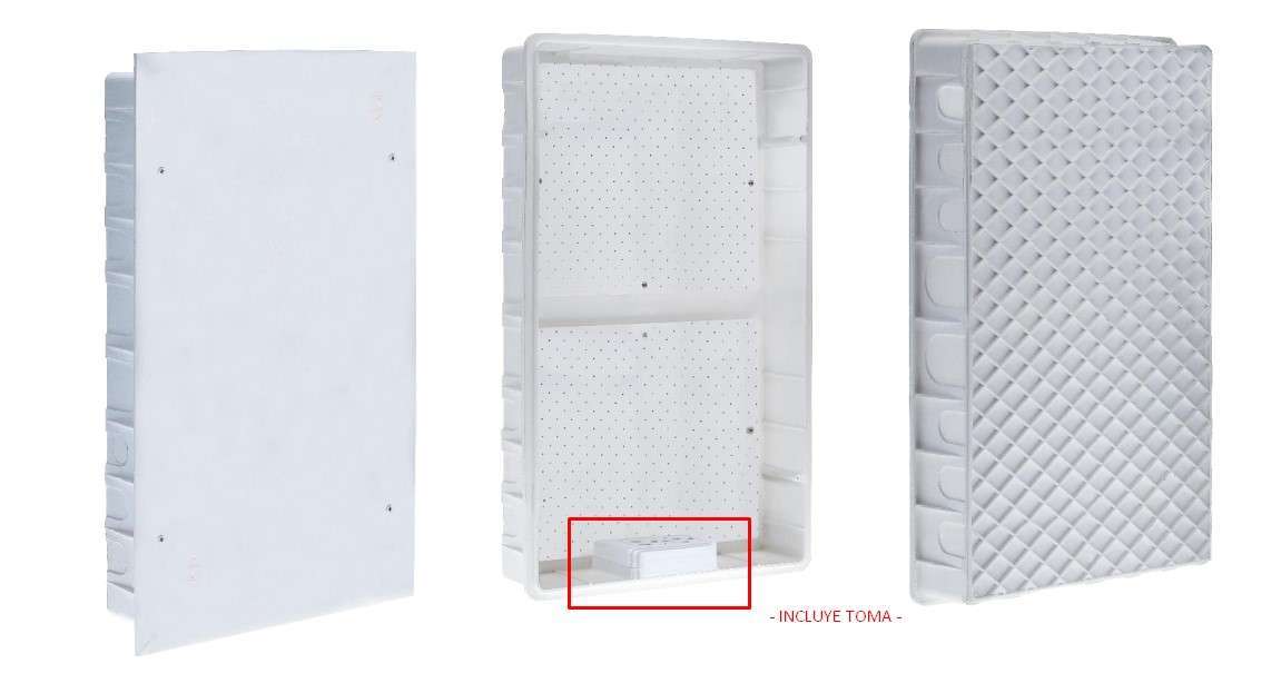 Caja Ciles Ritel Punto de Acceso al Usuari-Pau Con Toma 50 x 30 x 7,7
