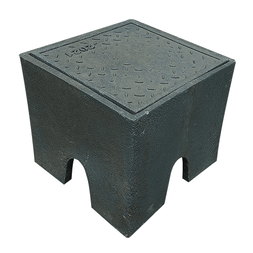 Caja de Inspección Fundida (Plastica) 40X40