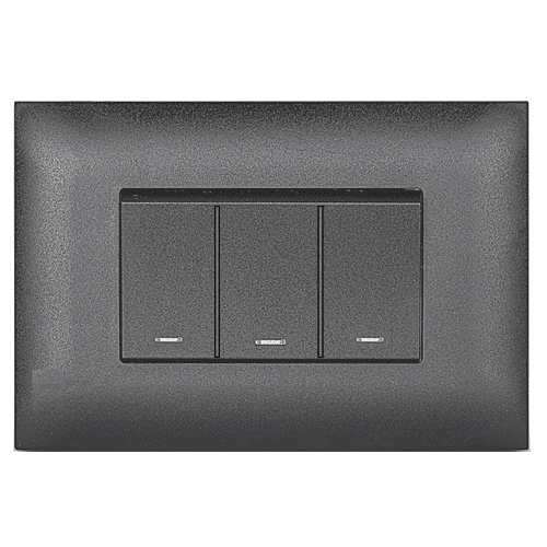 Interruptor Vive Triple Negro