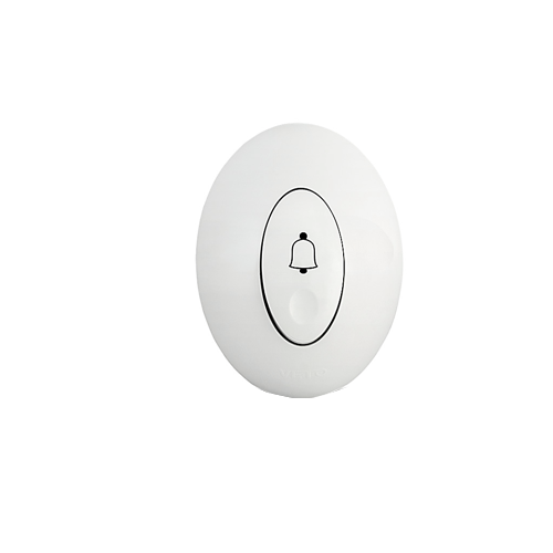 Pulsador de Timbre Simple Sobreponer Veto
