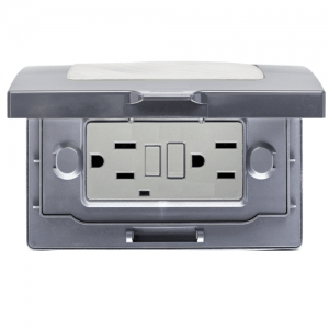 Tapa Premium de Exterior con Gfci 15A Blanco