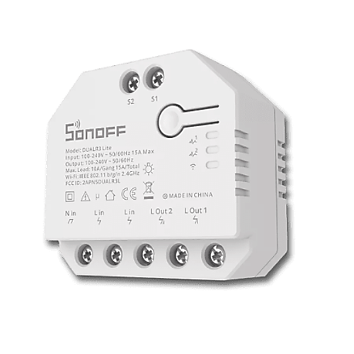 Relé inteligente dual Sonoff