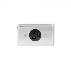 Toma Codelca Incrustar Con Polo A Tierra 20 a 250V