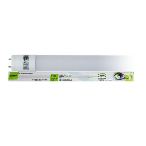 Tubo LED Lumek T8 Eco 14W 60Cm Luz Neutra Pc