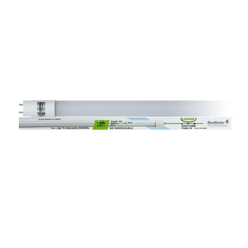 Tubo LED Lumek T8 Eco 14W 60Cm Luz Blanca Pc