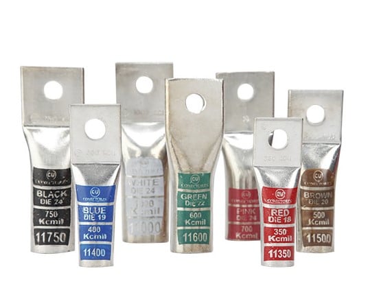 Terminal/Conector Ponchar 1 Hueco Barril Corto 4/0Mcm