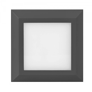 Plafón Decoled Ledvance Quarter Black 3W