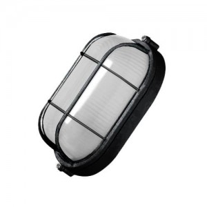 Tortuga Rejilla E27 60W Blanca/Negra