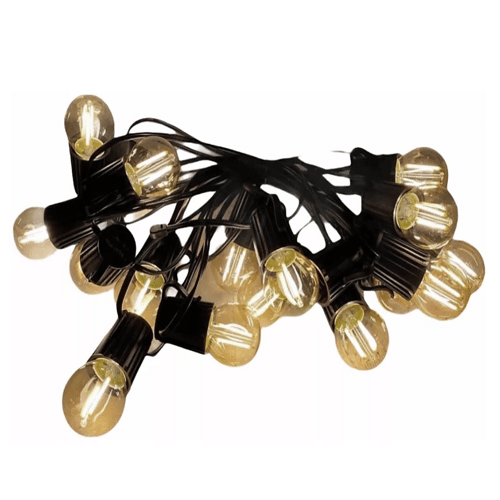 Extensión Vintage Karluz 15,5 Mts/50 x 1W  Bombillos