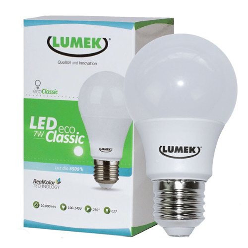Bombillo LED Lumek E27 Eco Classic 7W 6500K