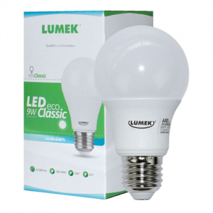Bombillo LED Lumek E27 Eco Classic 9W 6500K
