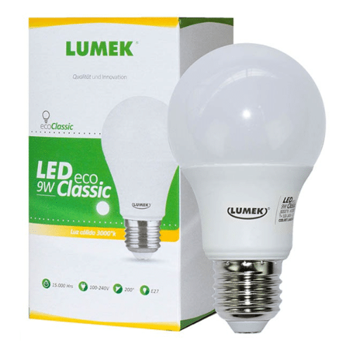 Bombillo LED Lumek E27 Eco Classic 9W 3000K