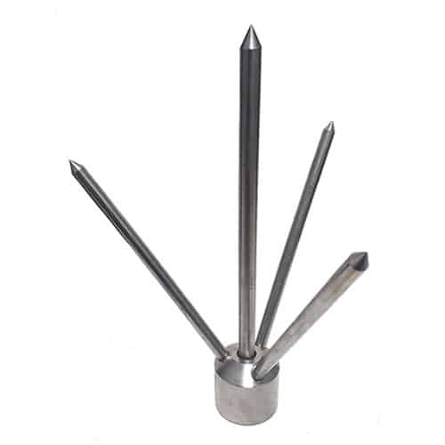 Pararrayos Franklin (Ep) 3/4" Aluminio 4 Puntas