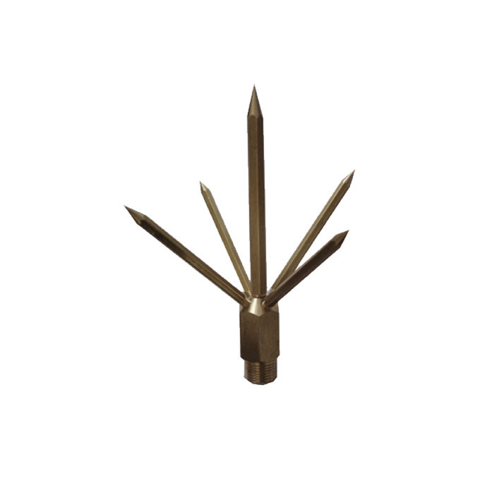 Pararrayos Franklin (Ep) 3/4" Bronce 5 Puntas