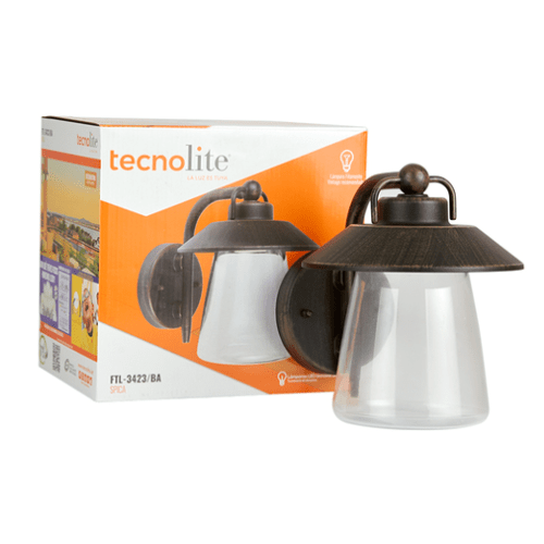 Aplique Exterior No Incluye Bombillo Tecnolite Ref FTL-3423 SPICA