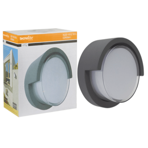 Aplique Exterior Tecnolite Ref HLED-1052-30-GR COPEINA I