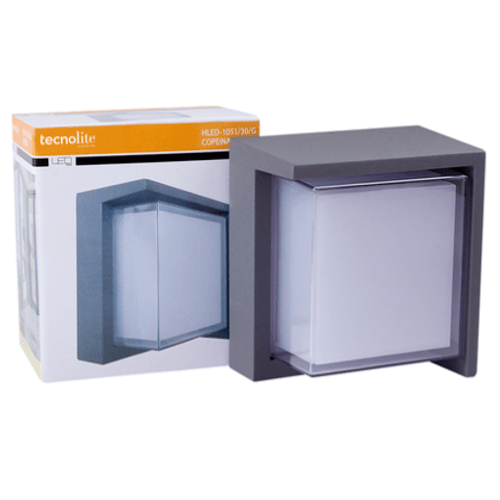 Aplique Exterior Tecnolite Ref HLED-1051-30-GR COPEINA