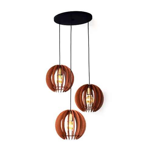 Lámpara Colgante Ilumeco Ref 3930A-176759 X3