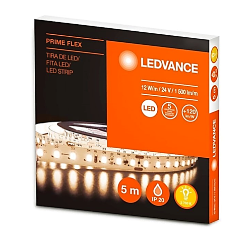 Cinta Led Prime Flex 9,6W/827 24V Ip20 1170Lm/m