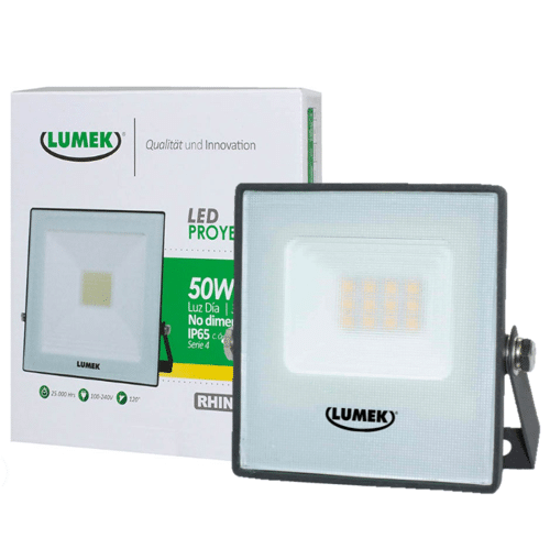 Reflector LED Lumek 50W Luz Cálida